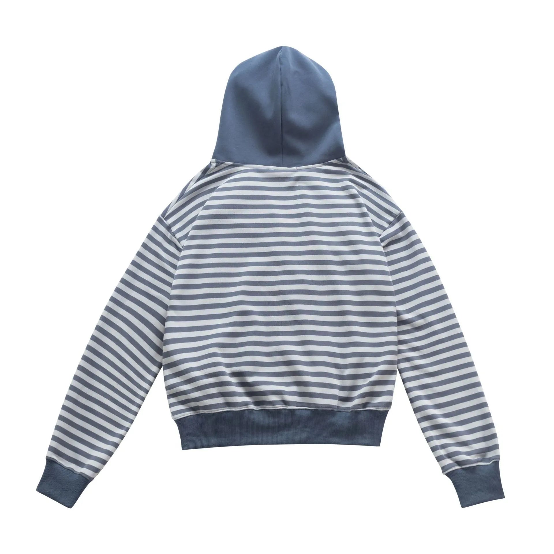 Autumn women's cotton cardigan coat with oblique zipper, short length 40cm, available in gray and purple colours