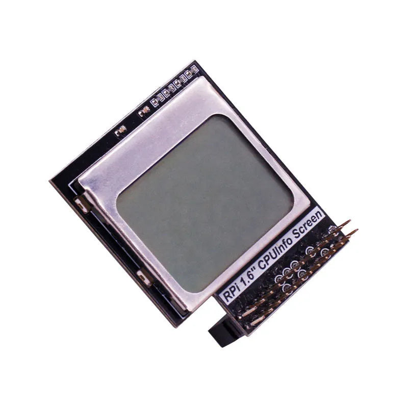 Raspberry Pi 1.6-inch LCD display module with backlight switch for system monitoring