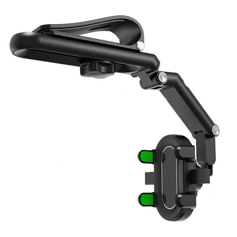 Black or green car mount sun visor with buckle installation for side window glare protection.