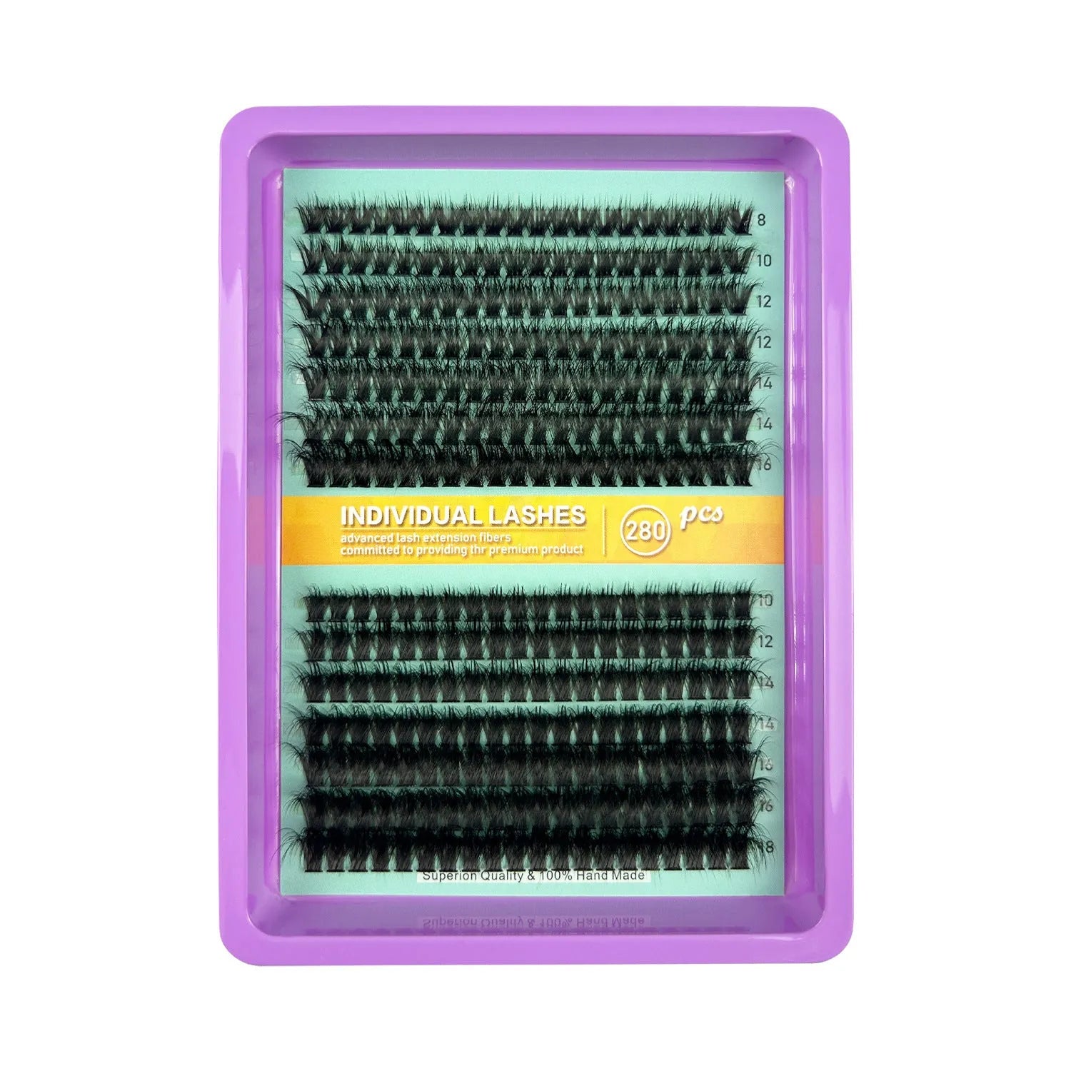 Large capacity false eyelash box with mixed styling options and five specification choices