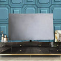 Velvet fabric LCD TV cover in multiple colours and sizes for dust protection.