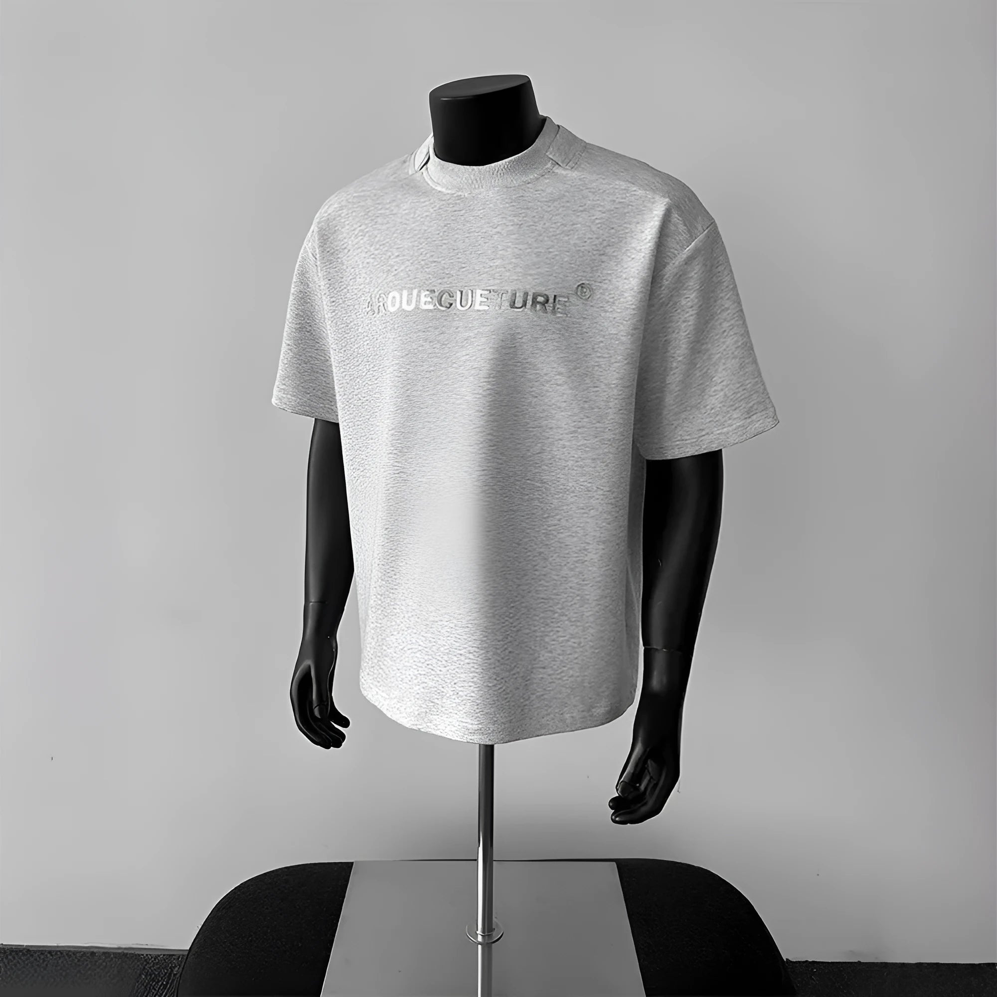 Men's short sleeve summer shirt in pure cotton fabric with loose pullover style