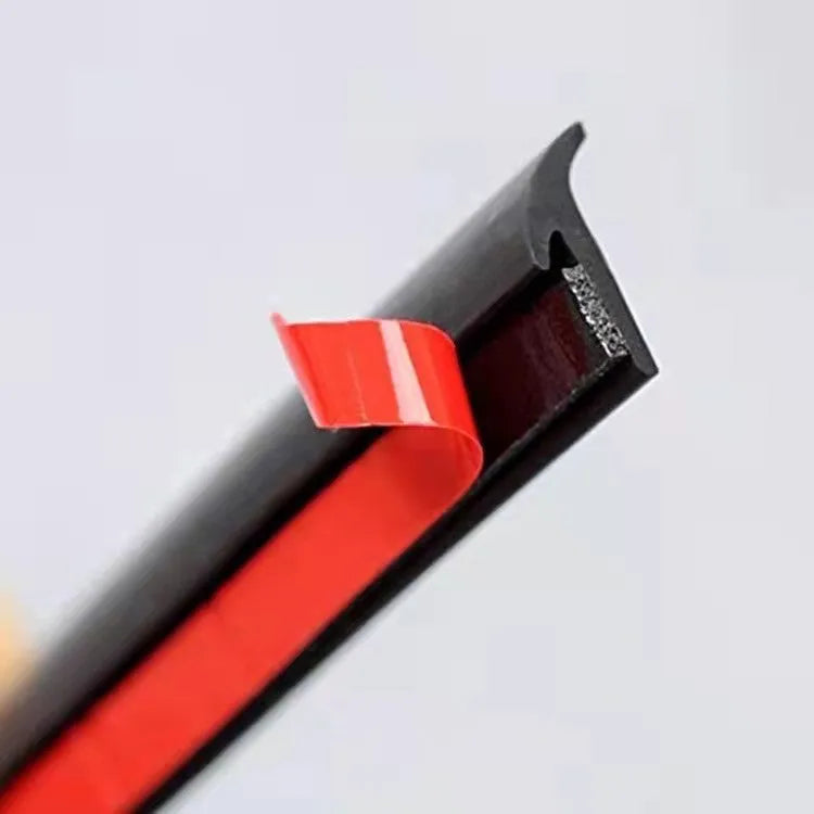 Universal TPE automotive seal strip for bumper protection and gap filling in black or white colours
