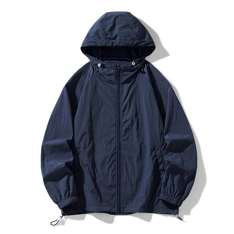 Youth outdoor sports jacket in loose fit available in eight colours including wine red and navy blue