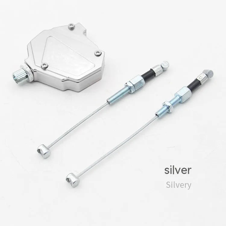 Motorcycle clutch labour-saving aid modification box in aluminium alloy, shown with colour options.