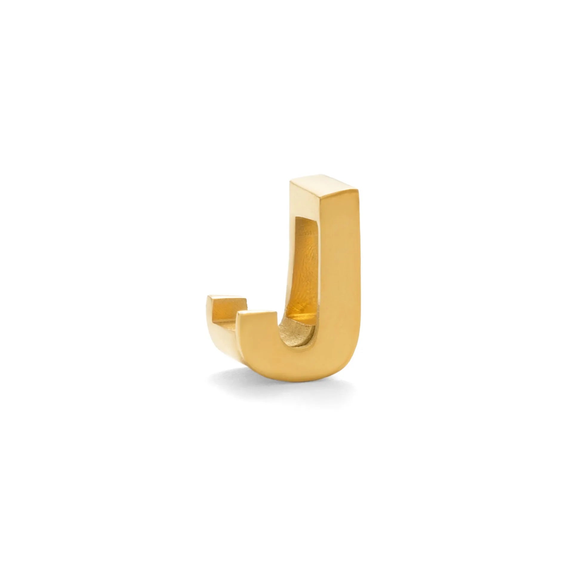 Titanium steel necklace with a single charm showing a number or letter on a 40.5cm gold or silver chain.