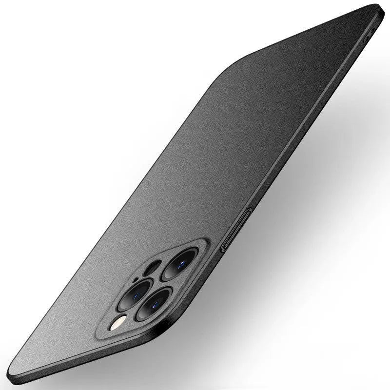 Rock Sand PC phone case for Apple iPhone with fine hole cutouts and textured grip in solid colour