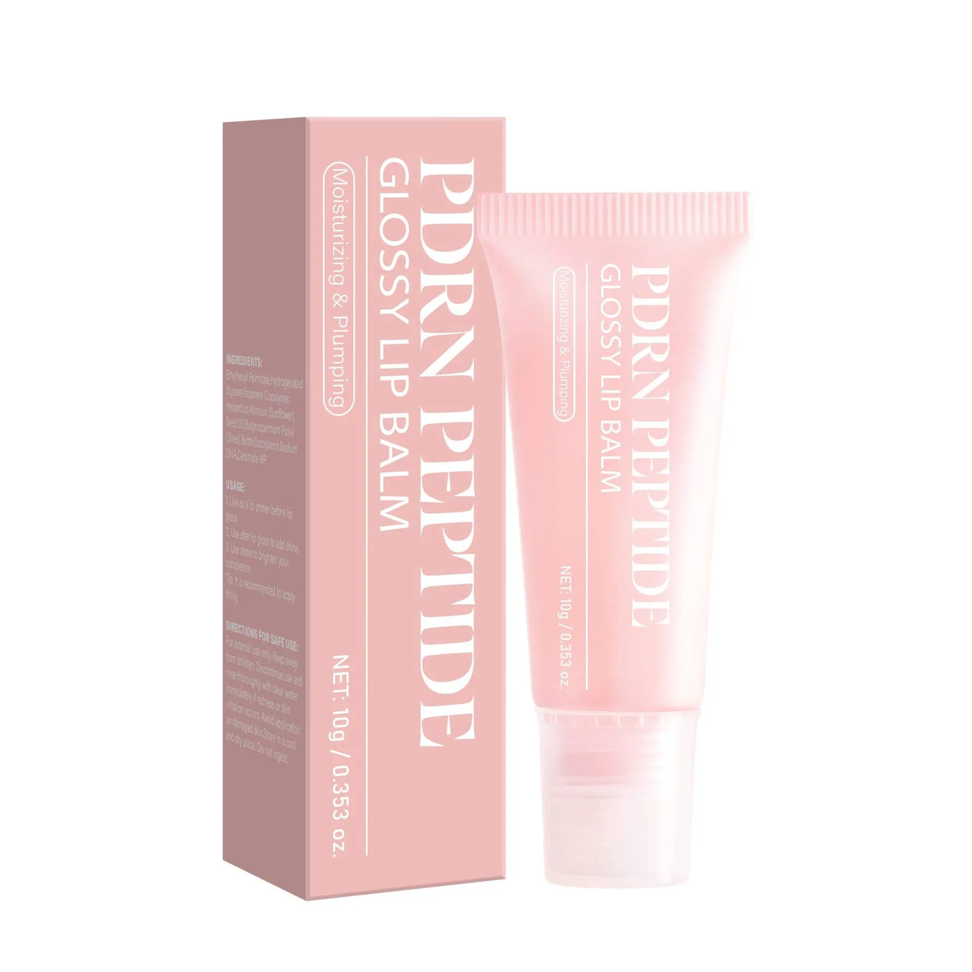 Gentle Moisturising Dark Lip Care treatment stick 10g with FP-A087 style applied to lips