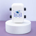 Children's plastic arithmetic practice seal with cuboid shape on white background