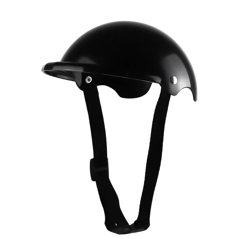 S size plastic pet helmet for small dogs in pink, black, yellow, or green
