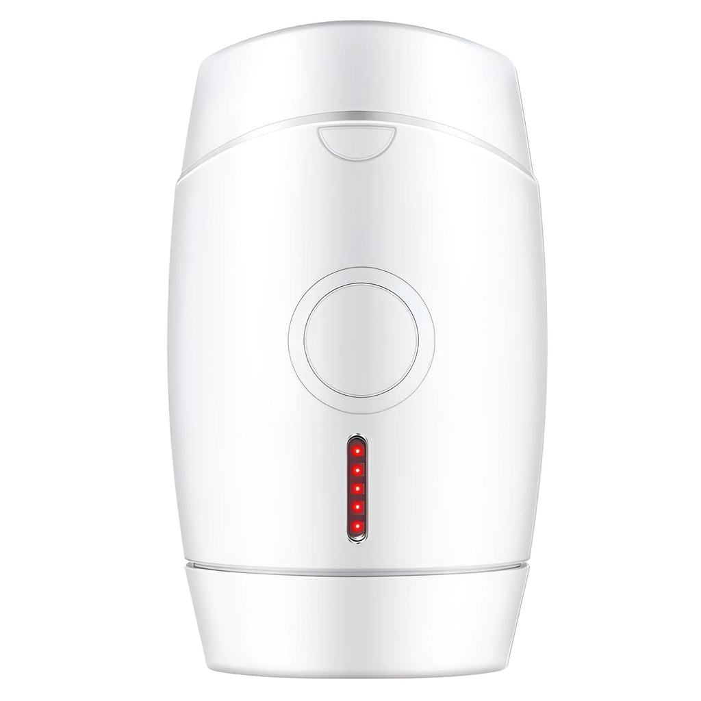 White home IPL laser hair removal device on a table