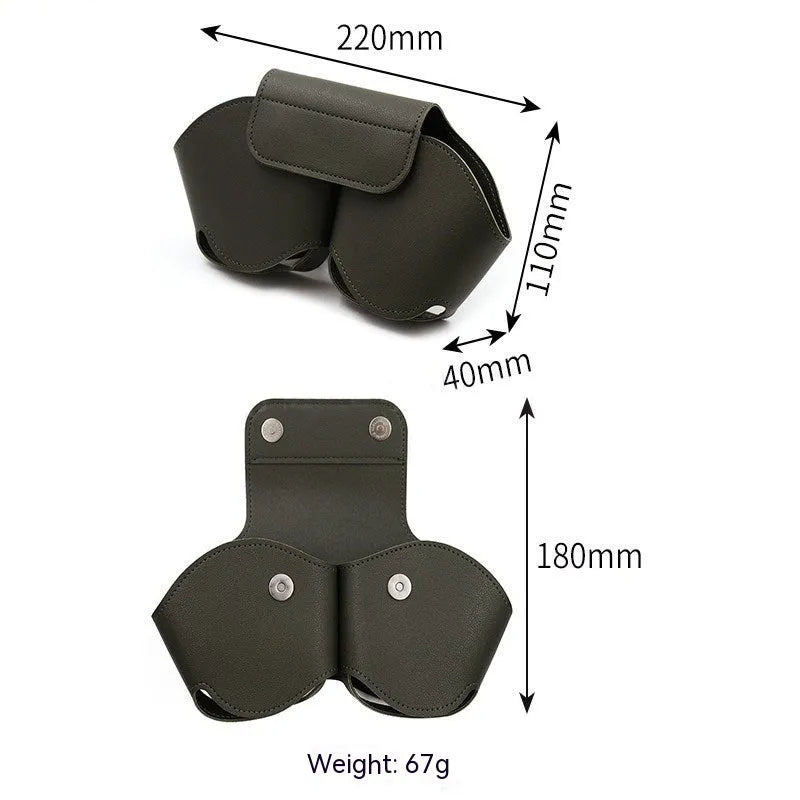 PU leather protective case for AirPods Max headphones in black colour option