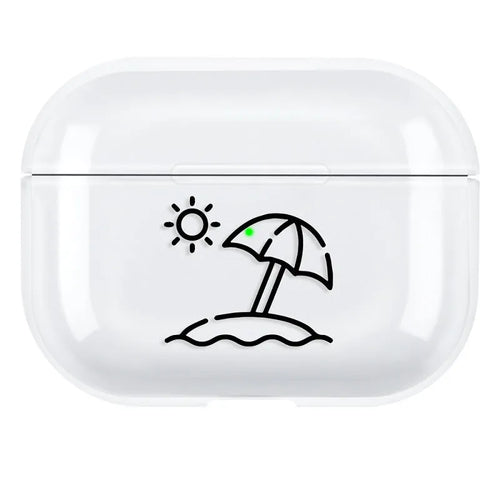 AirPods Pro 3 protective case cover in solid colour made from PC material