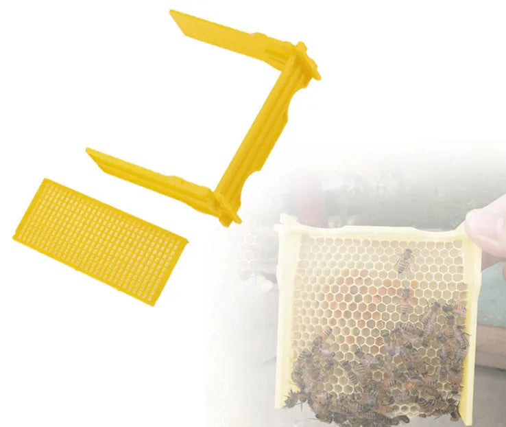 Three white EPS foam mini delivery boxes for bee breeding and hive transport.
