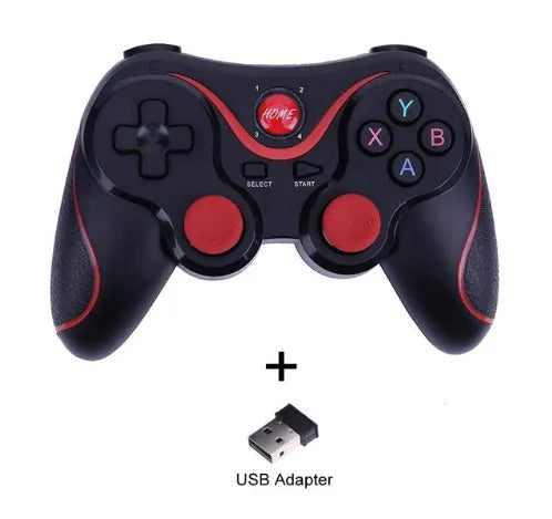 X3 Bluetooth wireless game controller for Android phones with mobile phone clip accessory