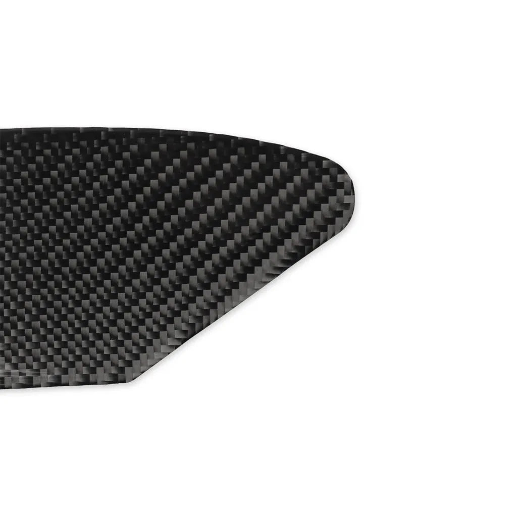 Carbon fibre USB charging port panel sticker for car interiors