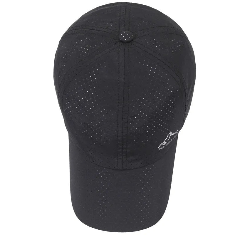 Adjustable Korean-style baseball cap in army green colour on a white background.