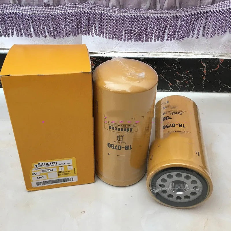1R-0750 fuel filter element with filter paper construction for anti-fuel oil systems