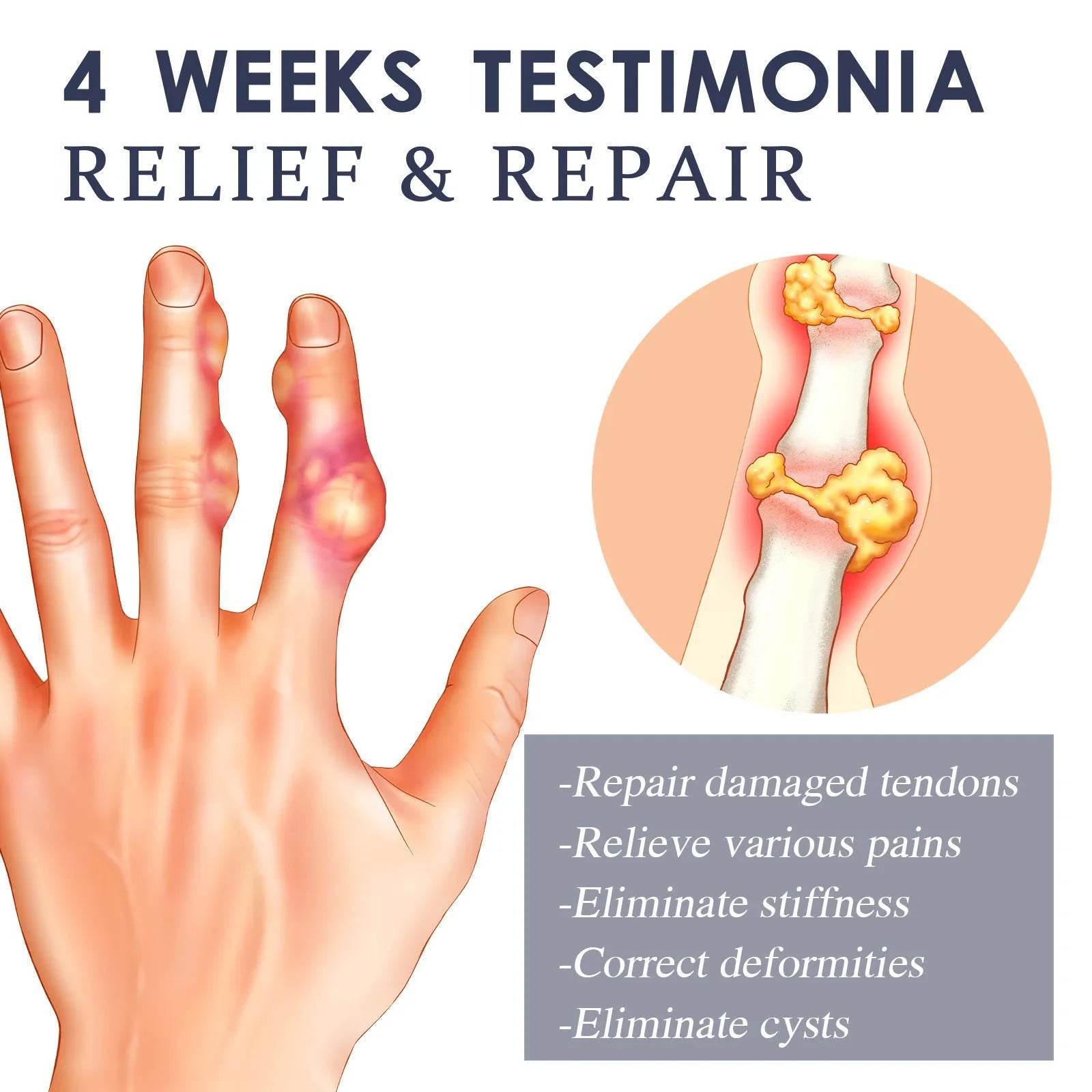 20g tub of Joint Pain Massage Care Cream, a cooling gel for muscle and joint relief.