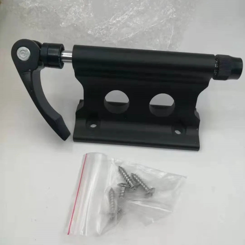 Silver metal bicycle front fork quick release fixing clip for SUV modification transport