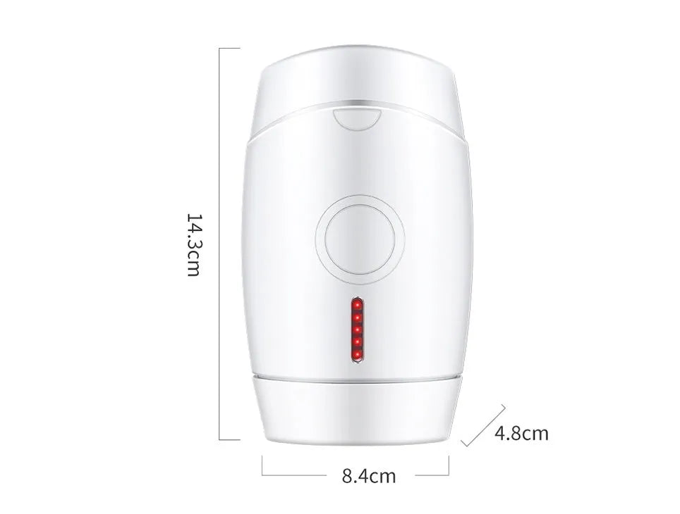 White home IPL laser hair removal device on a table