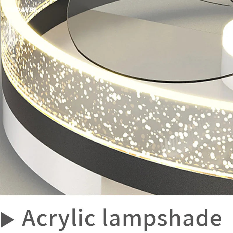 Nordic style simple modern ceiling lamp with iron construction for children's rooms and corridors