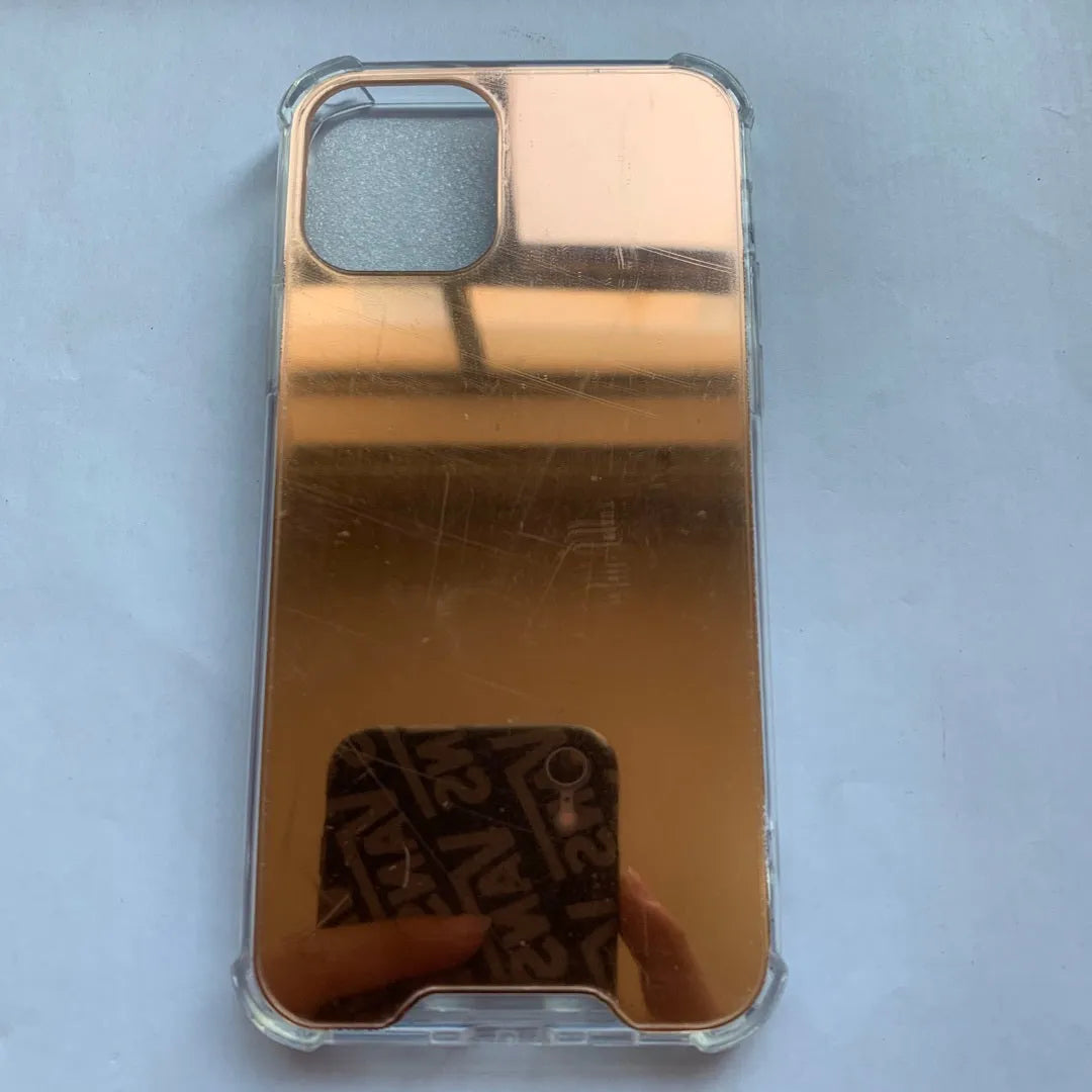 Mirror finish TPU protective phone case for iPhone in various colours