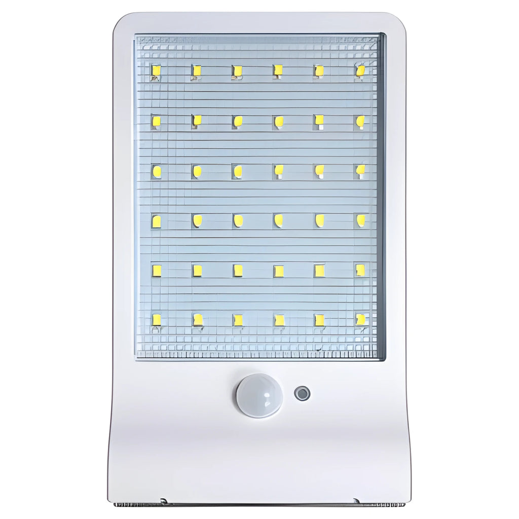 Black or white IP65 waterproof solar garden light for outdoor balcony and landscape lighting