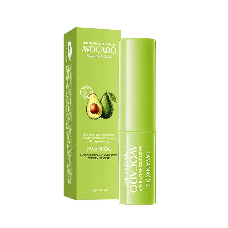Anti-chapped lip moisturising stick in packaging showing flavour variant options.