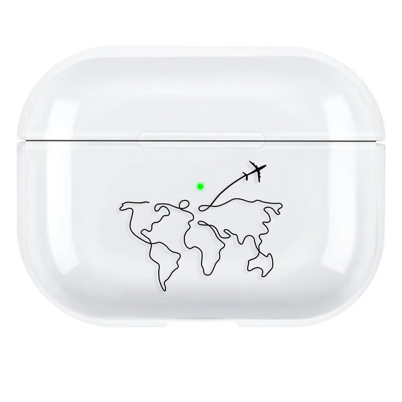 AirPods Pro 3 protective case cover in solid colour made from PC material