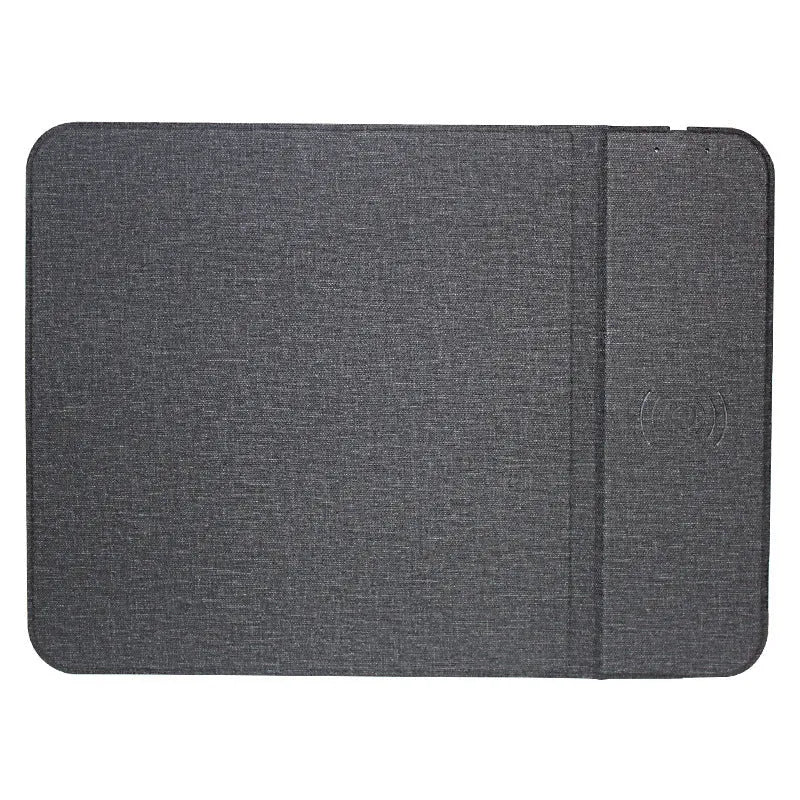 Foldable cloth wireless charging phone holder showing adjustable viewing angles