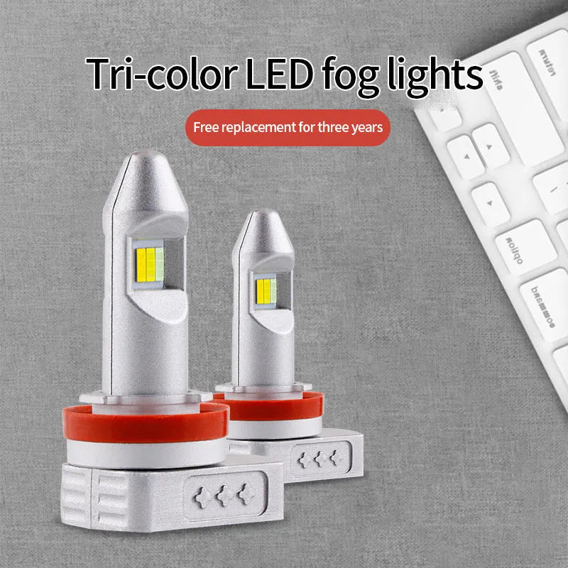 Super stable bright LED fog lamp bulb for car motorcycle SUV truck universal retrofit.
