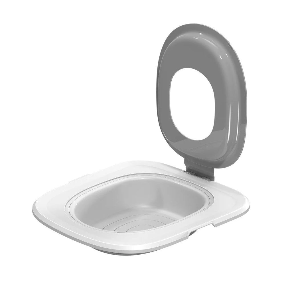 Fifth generation ABS plastic cat toilet trainer mat in blue colour.