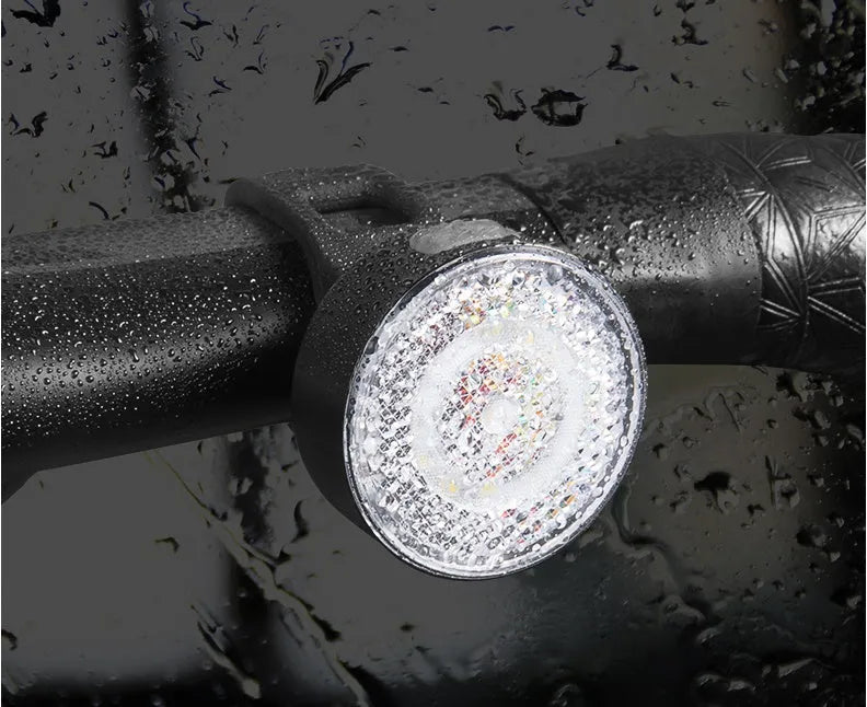 Gaciron W08F-20 bicycle LED headlight with motion sensor, clip attachment, and USB rechargeable design