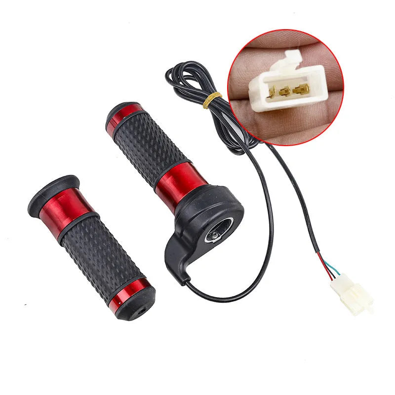 Three-wheel electric vehicle accelerator conversion kit with plastic rotating handle and fuel switch