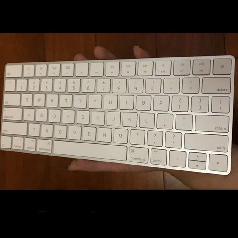 Apple Bluetooth wireless keyboard G6 with white ultra-thin metal casing