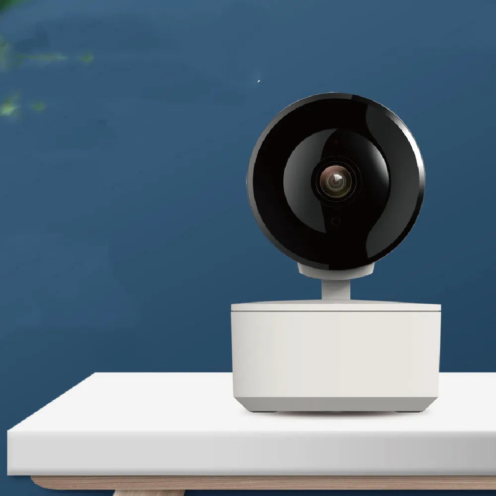 Smart WiFi security camera with 1080P HD resolution and automatic motion detection tracking