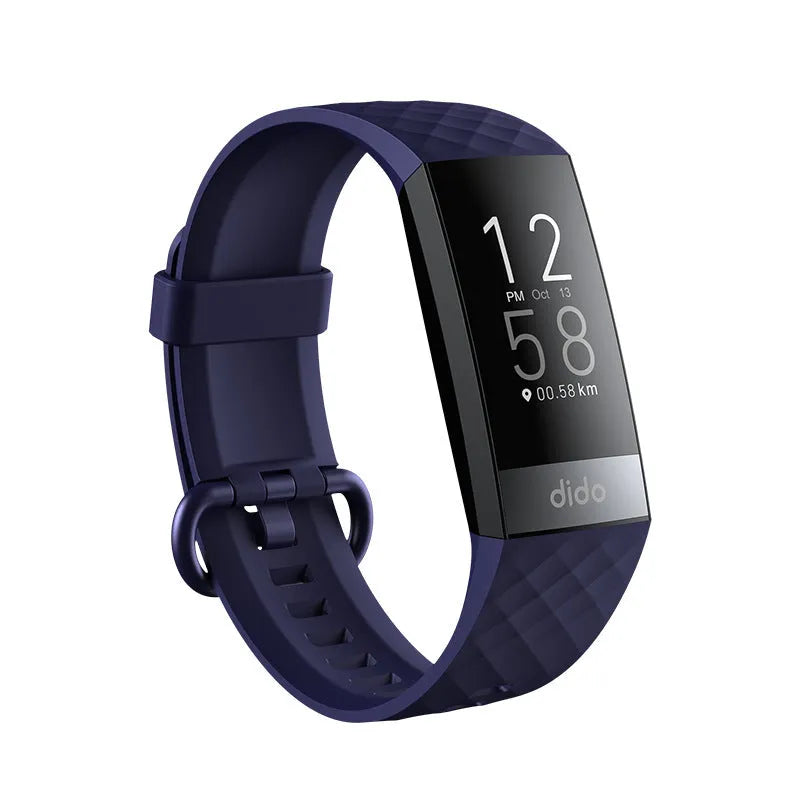 Y6 Black smart bracelet with a 1.1 inch screen for blood pressure, ECG and heart rate monitoring