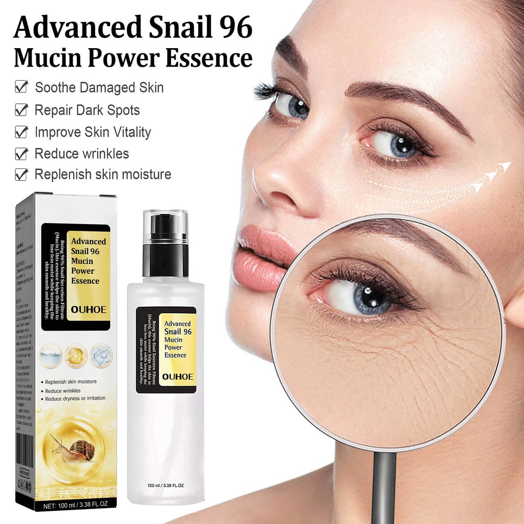Original snail serum collagen facial serum bottle 100ml with hydrating brightening nourishing effects