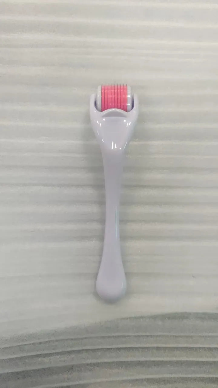 540 micro needle roller device showing multiple colour options and needle specifications for skincare treatments