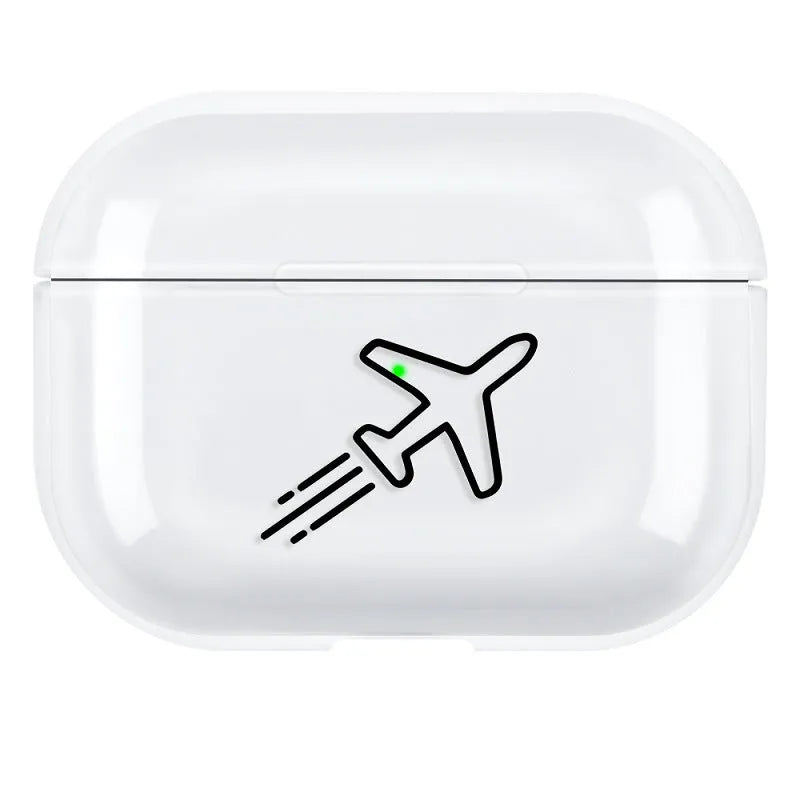 AirPods Pro 3 protective case cover in solid colour made from PC material