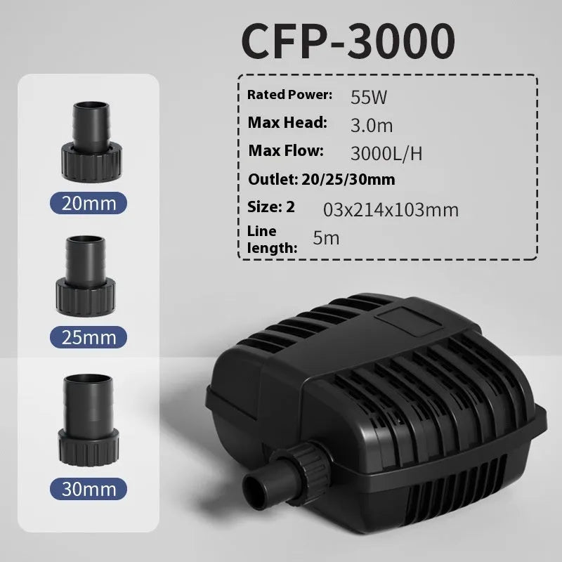 CFP series horizontal plastic pond filter pump for large flow filtration systems
