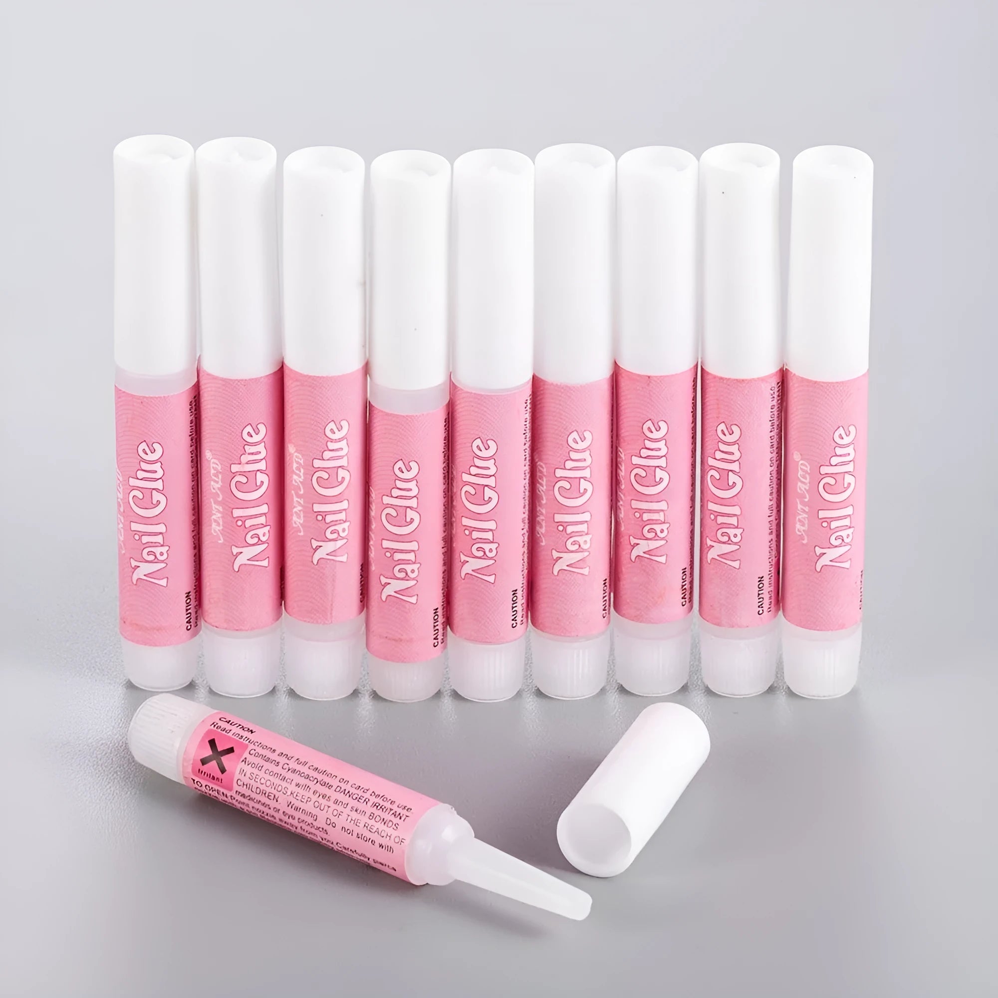 2g nail art glue 10pcs pack for personal use with paste application