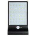 Black or white IP65 waterproof solar garden light for outdoor balcony and landscape lighting