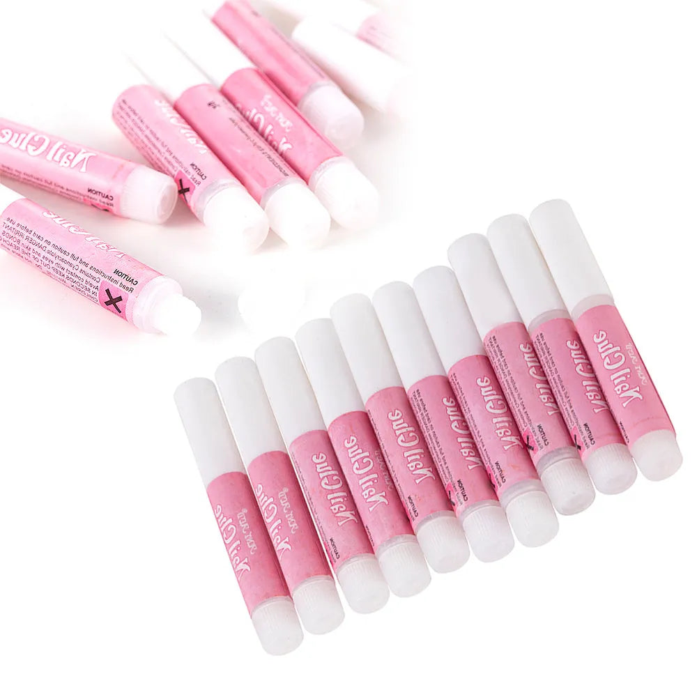 2g nail art glue 10pcs pack for personal use with paste application