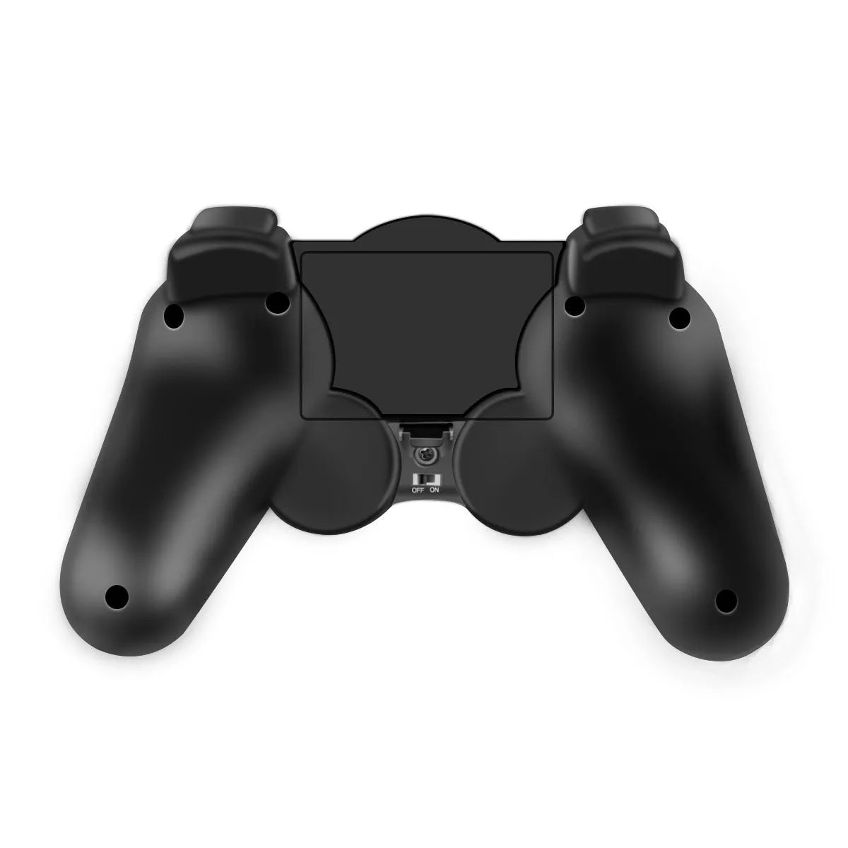 Black wireless 2.4GHz gamepad controller with dual analog joysticks and cross keys for Android PC TV tablet