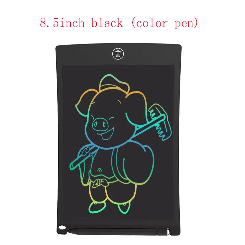 8.5 inch black LCD writing tablet H8S with flexible display and one-key clear button