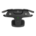 Black F5 mobile game controller joystick for smartphones showing compact size.