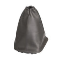 Black genuine leather shift lever dust cover for Toyota Corolla, 15.2 cm long