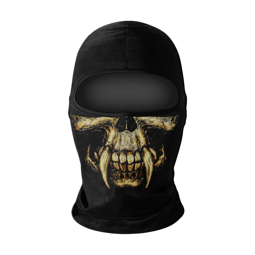 Men's summer breathable full face sun protection quick-drying ice silk polyester balaclava